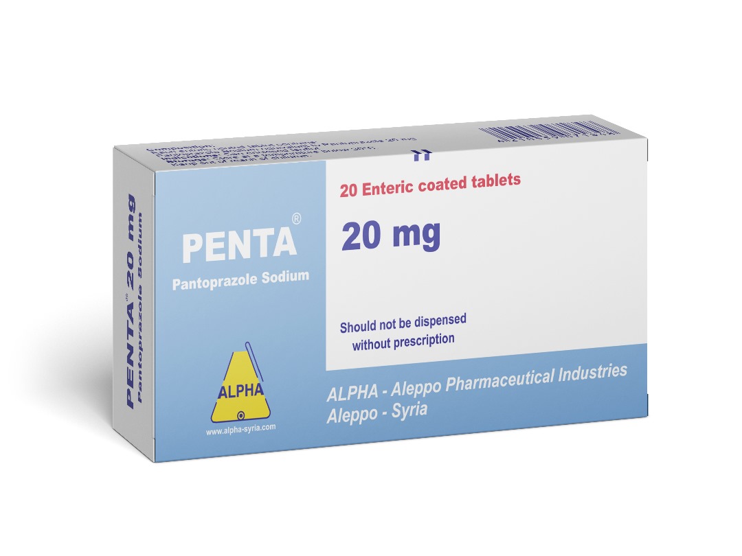 Penta 20mg Tab (Pantoprazole) - 20 Tab